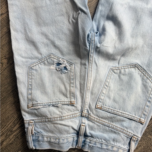 Frame Denim Light Blue Ripped Jeans - Picture 5 of 5